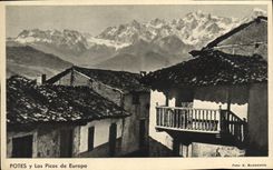 CPA Potes Y Los Picos De Europa