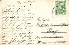 CPA Eger Die Kaiser Wenzelsburg Vor ihrer Zerstorung