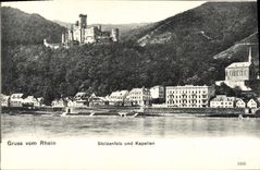 VINTAGE POSTCARD Gruss Vom Rhein Stolzenfels Und Kapellen