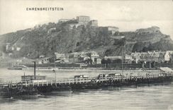 VINTAGE POSTCARD Ehrenbreitstein