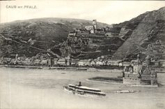 CPA Caub Mit Pfalz