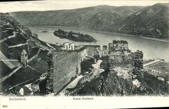 VINTAGE POSTCARD Bacharach Ruins Stahleck