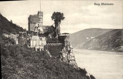 VINTAGE POSTCARD Burg Rheinstein