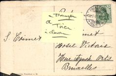 VINTAGE POSTCARD Frankfurt HAS M