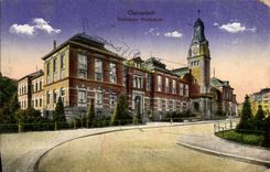 VINTAGE POSTCARD Darmstadt Techsniche Hochschule