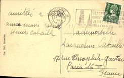 VINTAGE POSTCARD Bruges Bridge Of Augustins