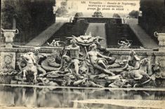 CPA Versailles Bassin De Neptune et Amphitrite