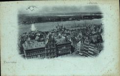 VINTAGE POSTCARD Antwerp Panorama