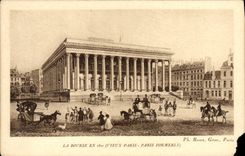 CPA Paris La Bourse en 1820