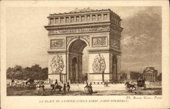 CPA Paris La Place De L'Etoile