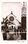 VINTAGE POSTCARD Fair Colonial International Of Paris 1931 Catholic Missions