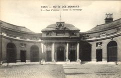 CPA Paris Hotel Des Monnaies Cour d'Honneur Entree Du Monnayage