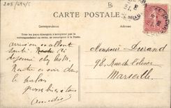 VINTAGE POSTCARD Paris the Large Wheel Eiffel Tower