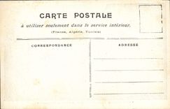 VINTAGE POSTCARD Paris Floods Quay Of Large Augustins