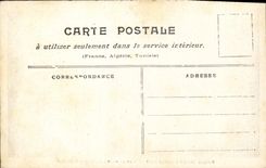 VINTAGE POSTCARD Paris Floods Quay Of the Goldsmiths Seen from