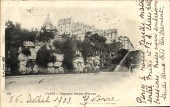 CPA Paris Square Saint Pierre Sacre Coeur Montmartre