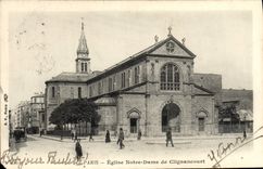 VINTAGE POSTCARD Paris Church Notre Dame De Clignancourt