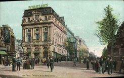 VINTAGE POSTCARD Paris Theater Of Remaissance