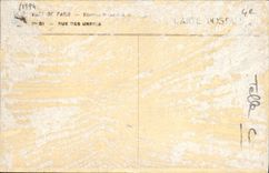 VINTAGE POSTCARD Paris street of Ursins