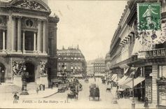 CPA Paris La Rue Halevy Opera