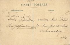 VINTAGE POSTCARD Paris the Public garden De Vaugirard