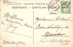 CPA Lutschine Mit Jungfrau