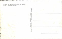 MODERN CARD Standard Scenes of North Africa the Prayer To the Landscape Of the South