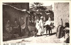 VINTAGE POSTCARD Scenes And Types a street Ass