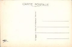 La POSTAL Trouville de la VENDIMIA la reina de las playas los tambores tiene marea baja y los barcos de Quay Tostain