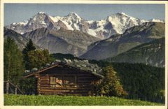 CPA Eiger Monch Jungfrau Berner Oberland