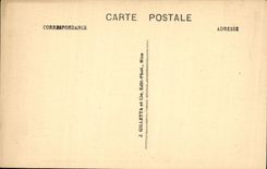 VINTAGE POSTCARD Gourdon Excuraion at the Falls of the Wolf Way of the paradise