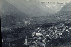 VINTAGE POSTCARD Saluti Da S Vincent Panorama E Valle