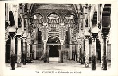 CPA Cordoue Colonnade Du Mihrab
