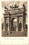VINTAGE POSTCARD Milano Arco Della Pace