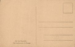 VINTAGE POSTCARD Firenze Loggia Dei Lanzi Lion