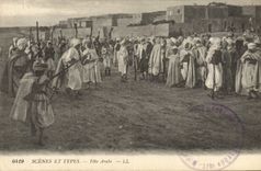 VINTAGE POSTCARD Scenes And Types Celebrates Arab