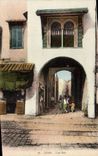 POSTAL Túnez de la VENDIMIA una calle