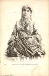 CPA Mauresque d'Alger Costume D'Interieur Folklore