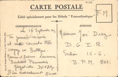 VINTAGE POSTCARD Touggourt Entered Of the Oasis