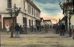 CPA Ferryville Rue Amiral Courbet Epicerie 