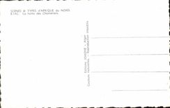 CPA Scenes and Types d'Afrique du Nord La halte des chameliers Chameaux 