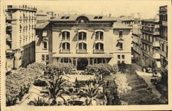 VINTAGE POSTCARD Oran Post office building and Place of Basillie