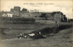 CPA Settat La Casbah Vue Par Derriere Cycle Velo 