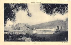 POSTAL Marruecos Fes de la VENDIMIA