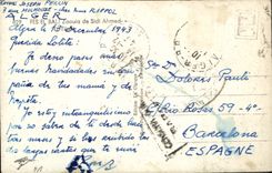 VINTAGE POSTCARD Fes El Bali Zaouia de Sidi Ahmed