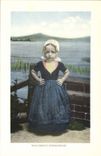 VINTAGE POSTCARD Walcherch Boerenmeisje Child Folklore