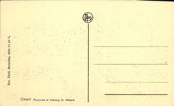 VINTAGE POSTCARD Dining Panorama and suburb St Medard