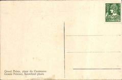 VINTAGE POSTCARD Brussels International exhibition 1935