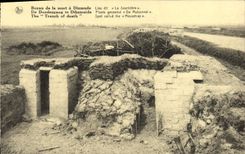 VINTAGE POSTCARD Boyau of death has Dixmude the Militaria trap