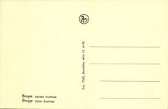 CPA Bruges Derriere Gruuthuse